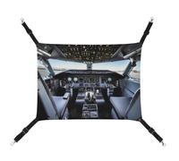 FZMTLDS Airplane Cockpit Cat Hammock Breathable Pet Cage Hammock Reversible Pet Hanging Bed Soft Cat Bed for Indoors and Outdoors Resting Sleepy Pads for Small Animals