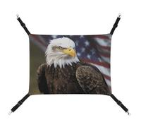 FZMTLDS American Bald Eagle Cat Hammock Breathable Pet Cage Hammock Reversible Pet Hanging Bed Soft Cat Bed for Indoors and Outdoors Resting Sleepy Pads for Small Animals