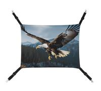 FZMTLDS Eagle at Hunting Cat Hammock Breathable Pet Cage Hammock Reversible Pet Hanging Bed Soft Cat Bed for Indoors and Outdoors Resting Sleepy Pads for Small Animals