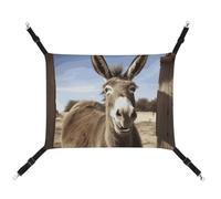 FZMTLDS Funny Donkey Cat Hammock Breathable Pet Cage Hammock Reversible Pet Hanging Bed Soft Cat Bed for Indoors and Outdoors Resting Sleepy Pads for Small Animals
