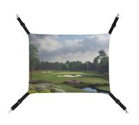 FZMTLDS Golf Course Cat Hammock Breathable Pet Cage Hammock Reversible Pet Hanging Bed Soft Cat Bed for Indoors and Outdoors Resting Sleepy Pads for Small Animals