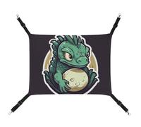 FZMTLDS Little Green Dragon's Egg Cat Hammock Breathable Pet Cage Hammock Reversible Pet Hanging Bed Soft Cat Bed for Indoors and Outdoors Resting Sleepy Pads for Small Animals