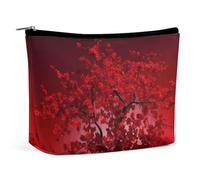 FZMTLDS Makeup Bag for Women Cosmetic Bag Red Cherry Blossom Toiletry Bag Makeup Organizer Make Up Bag with Zipper, style, One Size
