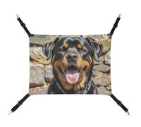 FZMTLDS Rottweiler Dogs Tongue Head Cat Hammock Breathable Pet Cage Hammock Reversible Pet Hanging Bed Soft Cat Bed for Indoors and Outdoors Resting Sleepy Pads for Small Animals