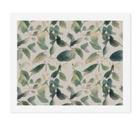 FZMTLDS Sage Green Eucalyptus Leaves Paint by Numbers Kit Cute Digital Oil Painting for Adults DIY Pattern Paint by Number for Beginner Hanging Canvas Oil Painting Kit for Wall Decor