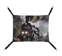 FZMTLDS Steam Train Cat Hammock Breathable Pet Cage Hammock Reversible Pet Hanging Bed Soft Cat Bed for Indoors and Outdoors Resting Sleepy Pads for Small Animals