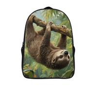 FZMVSQH 16 Inch Lazy Sloth Laptop Backpack Water Resistant Travel Rucksack Outdoor Lightweight Casual Commuter Daypack for Business Hiking Camping Cycling Climbing Weekend Trips