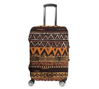 FZMVSQH African Mud Cloth Tribal Luggage Cover Travel Suitcase Covers for Luggage Elastic Carry on Luggage Covers for Suitcase Tsa Approved Washable Luggage Sleeve Protector Fits 18-32 Inch, style, M