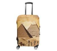 FZMVSQH Ancient Egypt Luggage Cover Travel Suitcase Covers for Luggage Elastic Carry on Luggage Covers for Suitcase Tsa Approved Washable Luggage Sleeve Protector Fits 18-32 Inch, style, Small