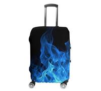 FZMVSQH Blue Flame Luggage Cover Travel Suitcase Covers for Luggage Elastic Carry on Luggage Covers for Suitcase Tsa Approved Washable Luggage Sleeve Protector Fits 18-32 Inch, style, XL