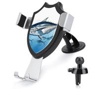 FZMVSQH Bluefin Tuna Thunnus Universal Car Phone Holder Upgraded 3-in-1 Car Phone Holders Mount Smartphone Mount Cell Phone Car Mounts with Suction Cup for Car Dashboard Windshield Air Vent