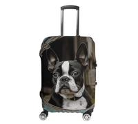 FZMVSQH Boston Terrier Luggage Cover Travel Suitcase Covers for Luggage Elastic Carry on Luggage Covers for Suitcase Tsa Approved Washable Luggage Sleeve Protector Fits 18-32 Inch, style, XL