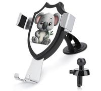 FZMVSQH Cartoon Koala Universal Car Phone Holder Upgraded 3-in-1 Car Phone Holders Mount Smartphone Mount Cell Phone Car Mounts with Suction Cup for Car Dashboard Windshield Air Vent
