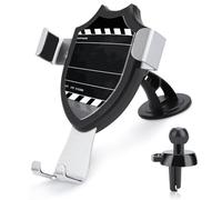 FZMVSQH Classic Movie Clapboard Black Universal Car Phone Holder Upgraded 3-in-1 Car Phone Holders Mount Smartphone Mount Cell Phone Car Mounts with Suction Cup for Car Dashboard Windshield Air Vent