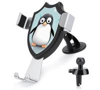 FZMVSQH Cute Penguin Universal Car Phone Holder Upgraded 3-in-1 Car Phone Holders Mount Smartphone Mount Cell Phone Car Mounts with Suction Cup for Car Dashboard Windshield Air Vent