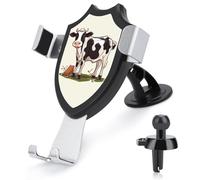 FZMVSQH Dairy Cow Universal Car Phone Holder Upgraded 3-in-1 Car Phone Holders Mount Smartphone Mount Cell Phone Car Mounts with Suction Cup for Car Dashboard Windshield Air Vent