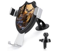 FZMVSQH Deers Picture Universal Car Phone Holder Upgraded 3-in-1 Car Phone Holders Mount Smartphone Mount Cell Phone Car Mounts with Suction Cup for Car Dashboard Windshield Air Vent