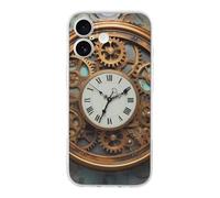 FZMVSQH for iPhone 17 Case, TPU Shockproof Protective Cover with Curved Grip Anti-Scratch Cell Phone Case Slim Thin Mobile Phone Cases Wireless Charging Compatible -Transparent