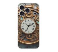 FZMVSQH for iPhone 17 Pro Case, TPU Shockproof Protective Cover with Curved Grip Anti-Scratch Cell Phone Case Slim Thin Mobile Phone Cases Wireless Charging Compatible -Transparent