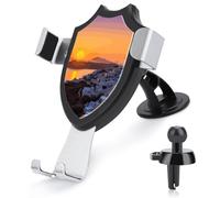 FZMVSQH Greece Island Sunset Landscape Universal Car Phone Holder Upgraded 3-in-1 Car Phone Holders Mount Smartphone Mount Cell Phone Car Mounts with Suction Cup for Car Dashboard Windshield Air Vent