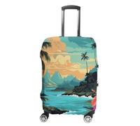 FZMVSQH Hello Hawaii Luggage Cover Travel Suitcase Covers for Luggage Elastic Carry on Luggage Covers for Suitcase Tsa Approved Washable Luggage Sleeve Protector Fits 18-32 Inch, style, XL
