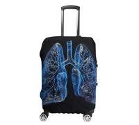 FZMVSQH Lungs Under The Light Luggage Cover Travel Suitcase Covers for Luggage Elastic Carry on Luggage Covers for Suitcase Tsa Approved Washable Luggage Sleeve Protector Fits 18-32 Inch, style, M