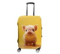 FZMVSQH Piggy Is Jumping Luggage Cover Travel Suitcase Covers for Luggage Elastic Carry on Luggage Covers for Suitcase Tsa Approved Washable Luggage Sleeve Protector Fits 18-32 Inch, style, Small