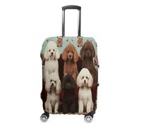 FZMVSQH Poodles Dogs Luggage Cover Travel Suitcase Covers for Luggage Elastic Carry on Luggage Covers for Suitcase Tsa Approved Washable Luggage Sleeve Protector Fits 18-32 Inch, style, XL