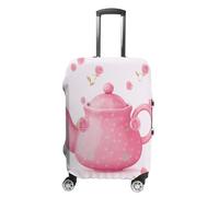 FZMVSQH Teapot Luggage Cover Travel Suitcase Covers for Luggage Elastic Carry on Luggage Covers for Suitcase Tsa Approved Washable Luggage Sleeve Protector Fits 18-32 Inch, style, XL