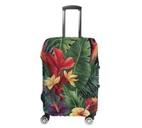 FZMVSQH Tropical Plant Flowers Luggage Cover Travel Suitcase Covers for Luggage Elastic Carry on Luggage Covers for Suitcase Tsa Approved Washable Luggage Sleeve Protector Fits 18-32 Inch, style, M