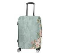 FZMVSQH Vintage Style Flowers Luggage Cover Travel Suitcase Covers for Luggage Elastic Carry on Luggage Covers for Suitcase Tsa Approved Washable Luggage Sleeve Protector Fits 18-32 Inch, style, Small