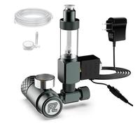 FZONE Aquarium CO₂ Regulator, Aquarium CO₂ System Mini Kit with Diffuser, Upgraded DC Solenoid and Bubble Counter Check Valve, for Establishing CO₂ System in Aquatic Plant Tank