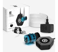 FZONE Auto Top Off System with Independent Controller - Dual Optical Sensor ATO with Visual Safety Alarms & 74 GPH Pump for Saltwater Freshwater Aquarium