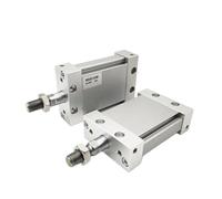 FZPMRLTMV 1pcs Air Cylinder Pneumatic Plate Cylinder MU MDU MUB25 MDUB25 Storke 5 10 15 20 25 30 35 40 45 50 75 100mm -M Male Thread(MDU-,B25-35DMZ)