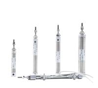 FZPMRLTMV 1pcs CDJ2B10 CDJ2B16 Double Acting Pneumatic Air Cylinder Mini Small CDJ2B Single Rod 10mm 12mm 16mm Bore 20mm 25mm 30mm 150mm Stroke(Bore 16mm,Stroke 35mm)