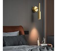 FZQSXAZU LED Headboard Light Adjustable Wall Mounted Bedside Reading Lighting Fixture, Surface Mount 5W Spot Lights for Bedroom Luminaire with 3 Colour Mode 3000K/4000K/6000K Lamp Near Bed