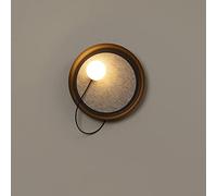 FZQSXAZU Modern Wall Light Round Sconce Adjustable White Globe Lamp Shade, Home Decor Lighting Fixture G9 Mounted Lamps for Bedroom Bedside Living Room Hallway