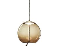 FZQSXAZU Nordic Lamps Modern Creative Personality Dining Room Bar Table Pendant Light Large Glass Home Restaurant Cafe Copper Adjustable Hanging Wire Single Head Drop Commemoration Day