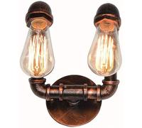 FZQSXAZU Water Pipe Wall Light Retro Industry Bracket Lights American Country Small Lamp Nostalgic Decoration Sconce, Pendant