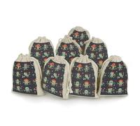FZQVSGW 8 Pack Favors Bags Many Zombies Burlap Bags Reusable Drawstring Gift Bag for Party Decorations