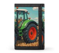 FZQVSGW Arches National Park-standard Trifold Wallet Coin Purse With 8 Card Slots Credit Card Holder Divided Billfold Wallet, Fantasy Farm Tractor, One Size, Modern