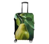 FZQVSGW Luggage Cover for Travel Pears on The Tree Fashion Luggage Covers Washable Stretch Suitcases Protector Fits 19-32 Inch Luggage, white, Small