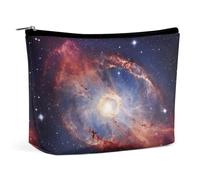 FZQVSGW Small Cosmetic Bag Elegant Roomy Owls On Branches Makeup Bags Portable Zipper Pouch Lipstick Bag Travel Toiletry Bag for Best Friend Gift, Universe Gala, One Size