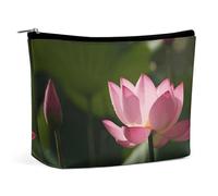 FZQVSGW Small Cosmetic Bag Elegant Roomy Spring Flower Makeup Bags Portable Zipper Pouch Lipstick Bag Travel Toiletry Bag for Best Friend Gift, Flower in Bloom, One Size