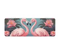 FZQVSGW Stationery Box with Detachable Design Creative Minimalist Storage Box Flock of Tropical Flamingos ABS Durable Pencil Case 180° Lay-Flat & Secure Snap Closure for Office Supplies