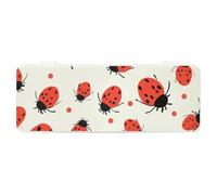 FZQVSGW Stationery Box with Detachable Design Creative Minimalist Storage Box Ladybugs Pattern Infinite Speckled ABS Durable Pencil Case 180° Lay-Flat & Secure Snap Closure for Office Supplies