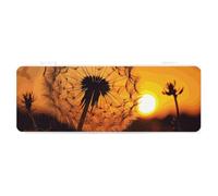 FZQVSGW Stationery Box with Detachable Design Creative Minimalist Storage Box Sunset Dandelion ABS Durable Pencil Case 180° Lay-Flat & Secure Snap Closure for Office Supplies