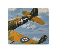 FZQVSGW World War 2 Aircraft Airplane Wallet, Leather Bifold Wallet, Slim And Stylish PU Card Holder, Small Coin Purse, World War 2 Aircraft Airplane, One Size