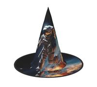 FZQVSLCM - Astronaut Flying in Space Witch Hat Oversized Halloween Witches Hat for Women Men Cosplay Costume Party Accessory 1