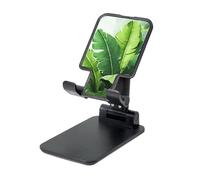 FZQVSLCM Cute Banana Leaves Cell Phone Stand for Desk Angle Height Adjustable Cell Phone Holder Folding Desktop Phone Stand Portable Cellphone Cradle Desktop Dock Compatible with All Phones